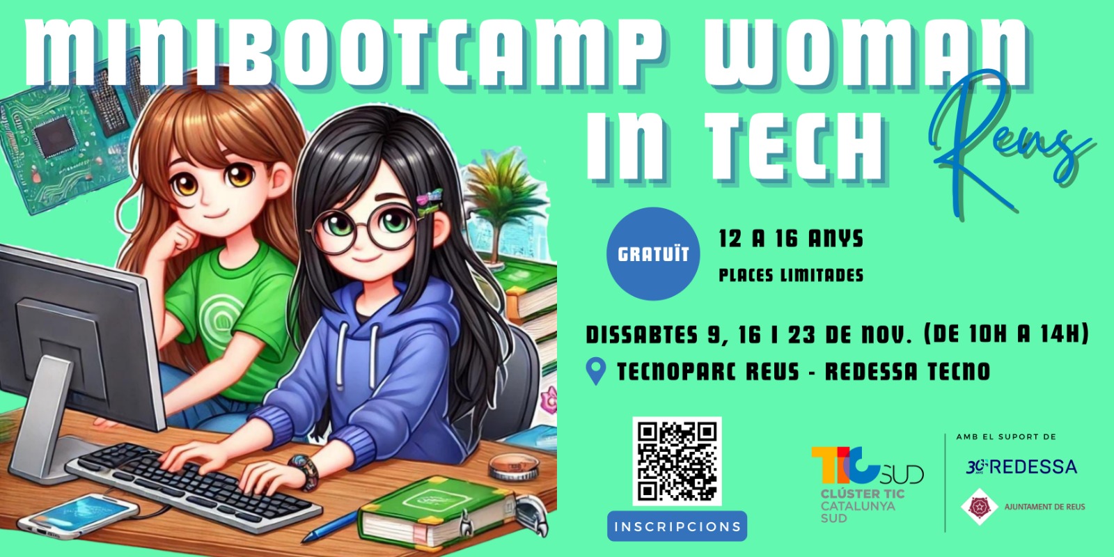 Minibootcamp woman in tech Reus