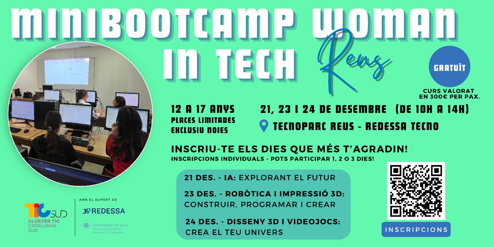 minibootcamp woman in tech reus